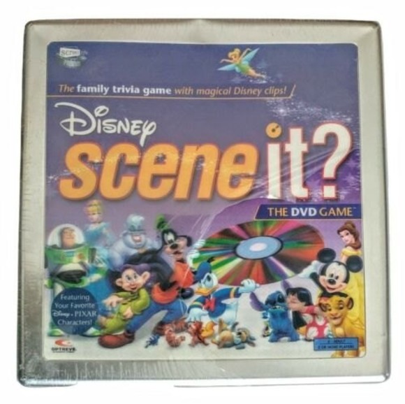 Disney Games Disney Scene It The Dvd Family Trivia Board Game In